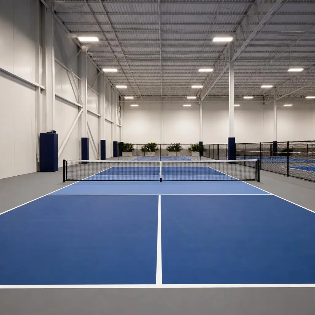 Illustrative indoor pickleball court for 300 Michael Dr